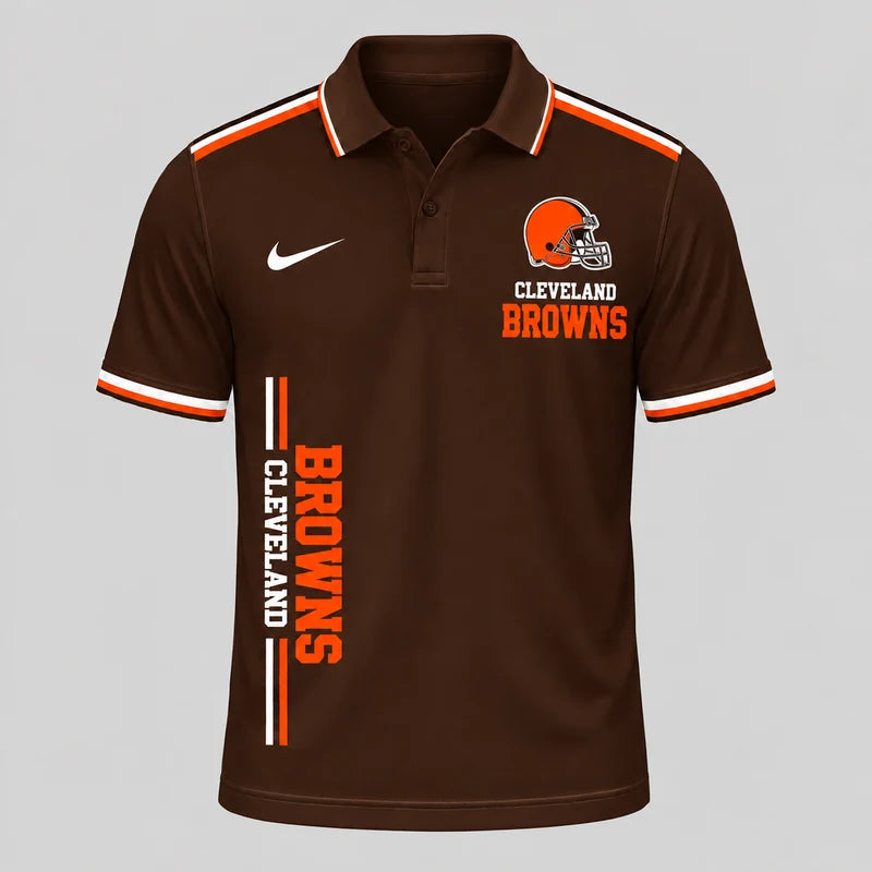 VIRAL EDITION - NEW CUSTOMIZED NFL29 CLB CLEVELAND BROWNS T-SHIRT, POLO SHIRT, ZIP POLO SHIRT, SWEATSHIRT, HOODIE & ZIP HOODIE