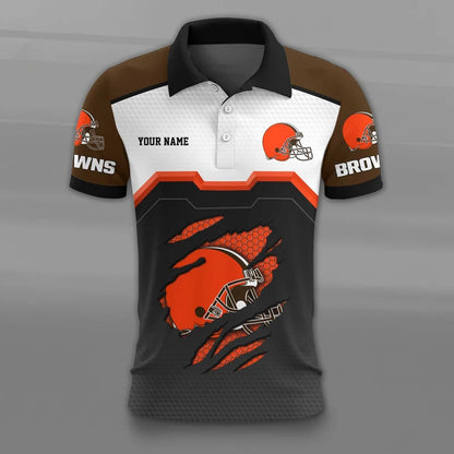 VIRAL EDITION - NEW CUSTOMIZED NFL29 CLB CLEVELAND BROWNS T-SHIRT, POLO SHIRT, ZIP POLO SHIRT, SWEATSHIRT, HOODIE & ZIP HOODIE