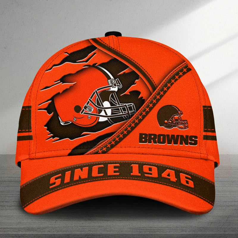 EXCLUSIVE EDITION - NEW CUSTOMIZED NFL29 CLB CLEVELAND BROWNS CLASSIC CAP