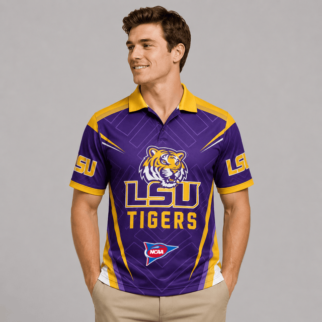 ELITE EDITION - NEW CUSTOMIZED NCAA FBS29 LST LSU TIGERS POLO SHIRT, ZIP POLO SHIRT, HOODIE, ZIP HOODIE, T-SHIRT & SWEATSHIRT