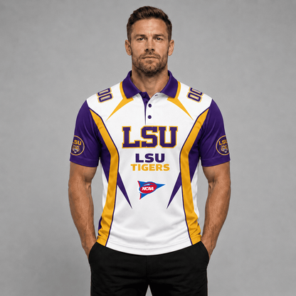 EXCLUSIVE EDITION - NEW CUSTOMIZED NCAA FBS29 LST LSU TIGERS POLO SHIRT, ZIP POLO SHIRT, HOODIE, ZIP HOODIE, T-SHIRT & SWEATSHIRT