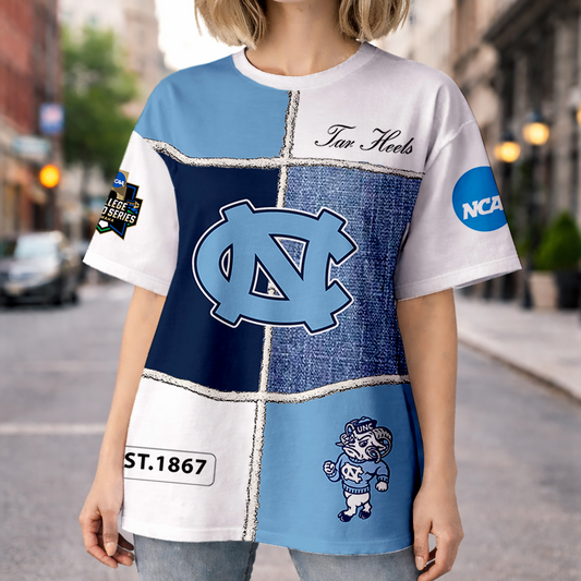 LIMITED DROP - NEW CUSTOMIZED | NCAA CWS29 NTH NC TAR HEELS HOODIE, T-SHIRTS, ZIP HOODIE, SWEATSHIRTS & POLO SHIRT