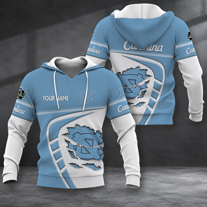 SPECIAL EDITION - NEW CUSTOMIZED NCAA CWS29 NTH NORTH CAROLINA TAR HEELS T-SHIRT, POLO SHIRT, ZIP POLO SHIRT, SWEATSHIRT, HOODIE & ZIP HOODIE