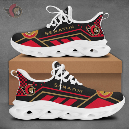 LIMITED EDITION - NEW CUSTOMIZED NHL29 OSN OTTAWA SENATORS CLUNKY SNEAKERS