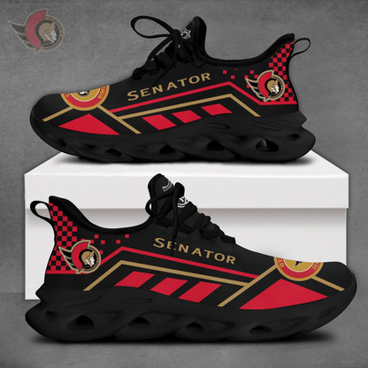 LIMITED EDITION - NEW CUSTOMIZED NHL29 OSN OTTAWA SENATORS CLUNKY SNEAKERS