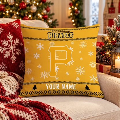 FINAL SALE - NEW PERSONALIZED MLB29 PHP PITTSBURGH PIRATES PILLOW CASE