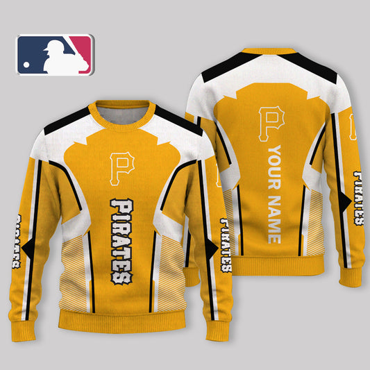LIMITED EDITION - NEW CUSTOMIZED MLB29 PHP PITTSBURGH PIRATES UGLY SWEATER