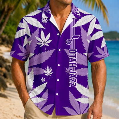 FINAL SALE - NEW CUSTOMIZED NBA29 UJZ UTAH JAZZ UNISEX HAWAIIAN SHIRT