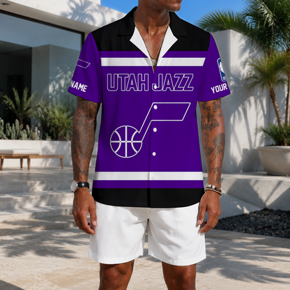LIMITED EDITION - NEW CUSTOMIZED NBA29 UJZ UTAH JAZZ UNISEX HAWAIIAN SHIRT