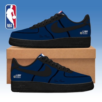 FINAL SALE - NEW CUSTOMIZED NBA29 UJZ UTAH JAZZ AF1 SNEAKERS