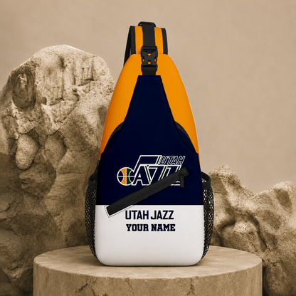 FINAL SALE - NEW CUSTOMIZED NBA29 UJZ UTAH JAZZ SLING BAG