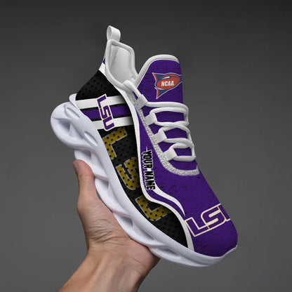 HOT DEAL - NEW CUSTOMIZED NCAA FBS29 LST LSU TIGERS CLUNKY SNEAKERS