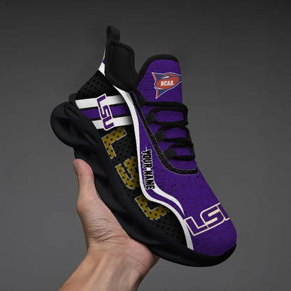 HOT DEAL - NEW CUSTOMIZED NCAA FBS29 LST LSU TIGERS CLUNKY SNEAKERS