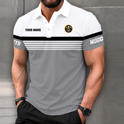 FINAL SALE - NEW CUSTOMIZED NBA08 DNU DENVER NUGGETS POLO SHIRT