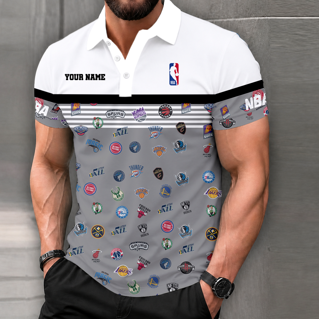 FINAL SALE - NEW CUSTOMIZED NBA32 NBA ALL TEAMS POLO SHIRT