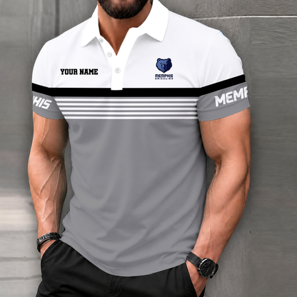 FINAL SALE - NEW CUSTOMIZED NBA13 MGR MEMPHIS GRIZZLIES POLO SHIRT