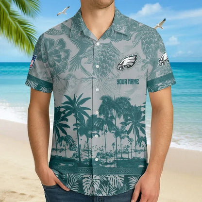 [SPECIAL OFFER] NEW CUSTOMIZED NFL02 PPE PHILADELPHIA EAGLES UNISEX HAWAIIAN SHIRT