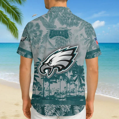 [SPECIAL OFFER] NEW CUSTOMIZED NFL02 PPE PHILADELPHIA EAGLES UNISEX HAWAIIAN SHIRT