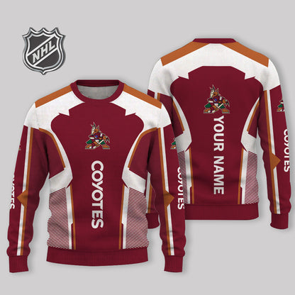 LIMITED EDITION - NEW CUSTOMIZED NHL30 AZC ARIZONA COYOTES UGLY SWEATER