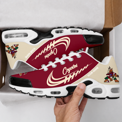 LIMITED EDITION - NEW CUSTOMIZED NHL30 AZC ARIZONA COYOTES AIR MAX PLUS SNEAKERS