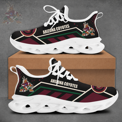 LIMITED EDITION - NEW CUSTOMIZED NHL30 AZC ARIZONA COYOTES CLUNKY SNEAKERS