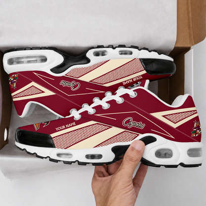 LIMITED EDITION - NEW CUSTOMIZED NHL30 AZC ARIZONA COYOTES AIR MAX PLUS SNEAKERS