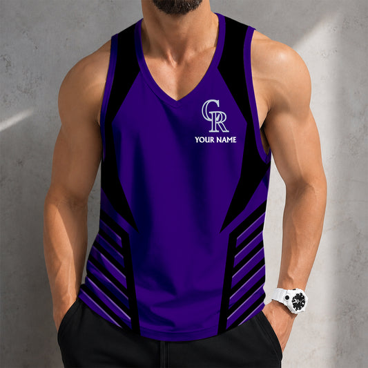 ELITE EDITION - NEW CUSTOMIZED MLB30 COLORADO ROCKIES UNISEX TANK TOP