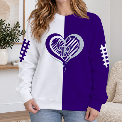 SPECIAL EDITION - NEW CUSTOMIZED MLB30 COR COLORADO ROCKIES RIBBED HOODIE & SWEATSHIRT