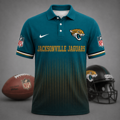 FINAL SALE - NEW CUSTOMIZED NFL30 JSJ JACKSONVILLE JAGUARS T-SHIRT, POLO SHIRT, ZIP POLO SHIRT, SWEATSHIRT, HOODIE & ZIP HOODIE