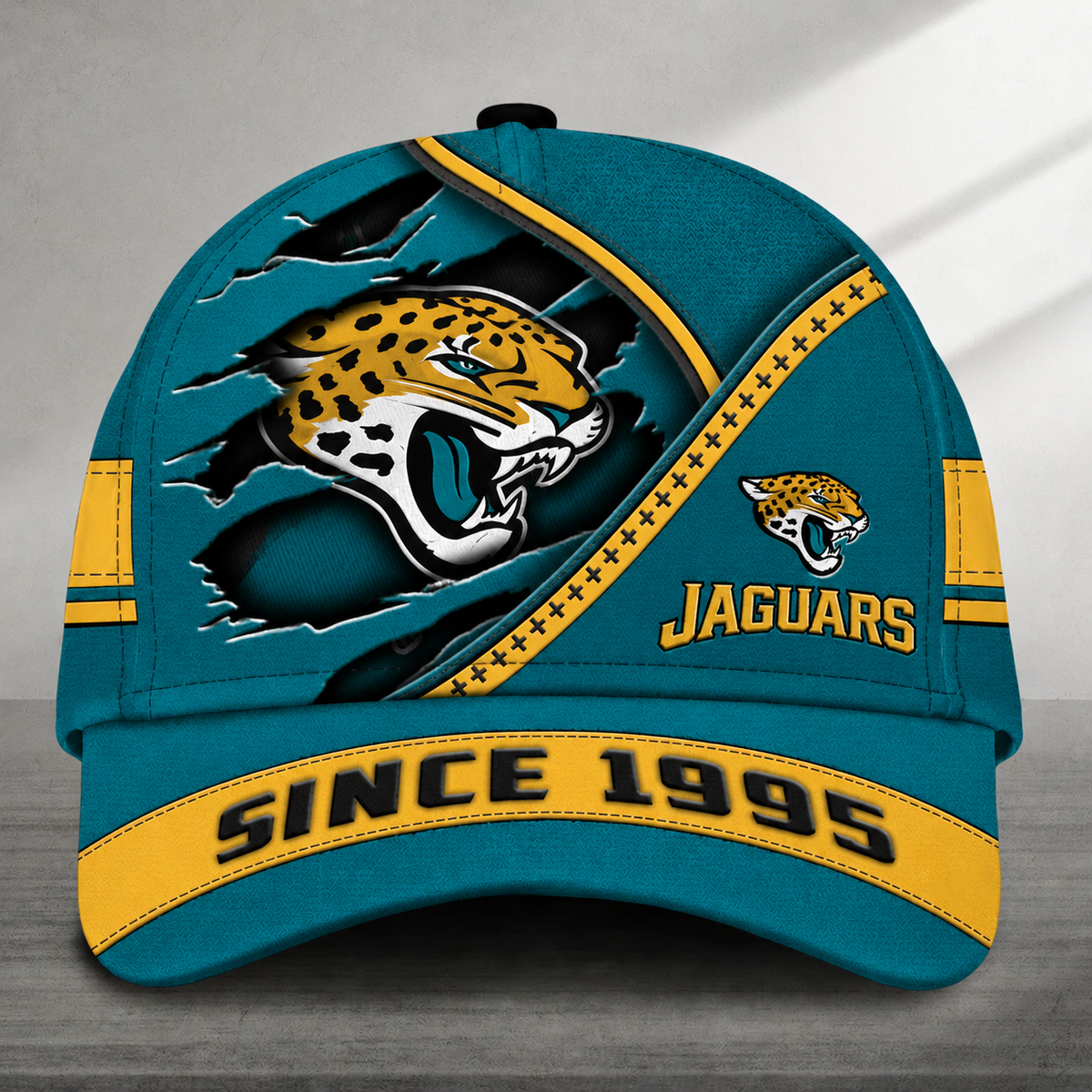 EXCLUSIVE EDITION - NEW CUSTOMIZED NFL30 JSJ JACKSONVILLE JAGUARS CLASSIC CAP