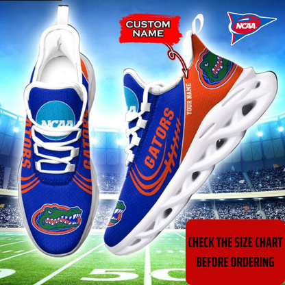 FLASH SALE - NEW CUSTOMIZED NCAA FBS30 FLG FLORIDA GATORS CLUNKY SNEAKERS