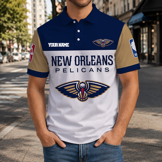 VIRAL EDITION - NEW CUSTOMIZED NBA30 NOP NEW ORLEANS PELICANS T-SHIRT, POLO SHIRT, ZIP POLO SHIRT, SWEATSHIRT, HOODIE & ZIP HOODIE