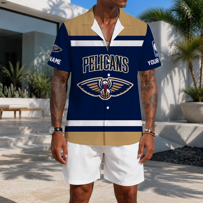 LIMITED EDITION - NEW CUSTOMIZED NBA30 NOP NEW ORLEANS PELICANS UNISEX HAWAIIAN SHIRT