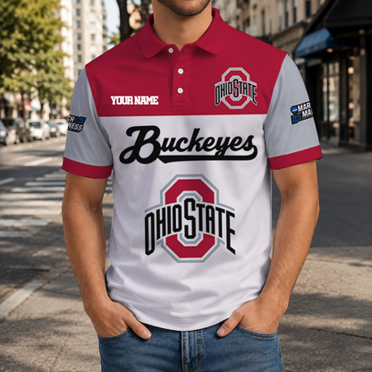 HOT DEAL - NEW CUSTOMIZED NCAA MAM30 OSB OHIO STATE BUCKEYES T-SHIRT, POLO SHIRT, ZIP POLO SHIRT, SWEATSHIRT, HOODIE & ZIP HOODIE