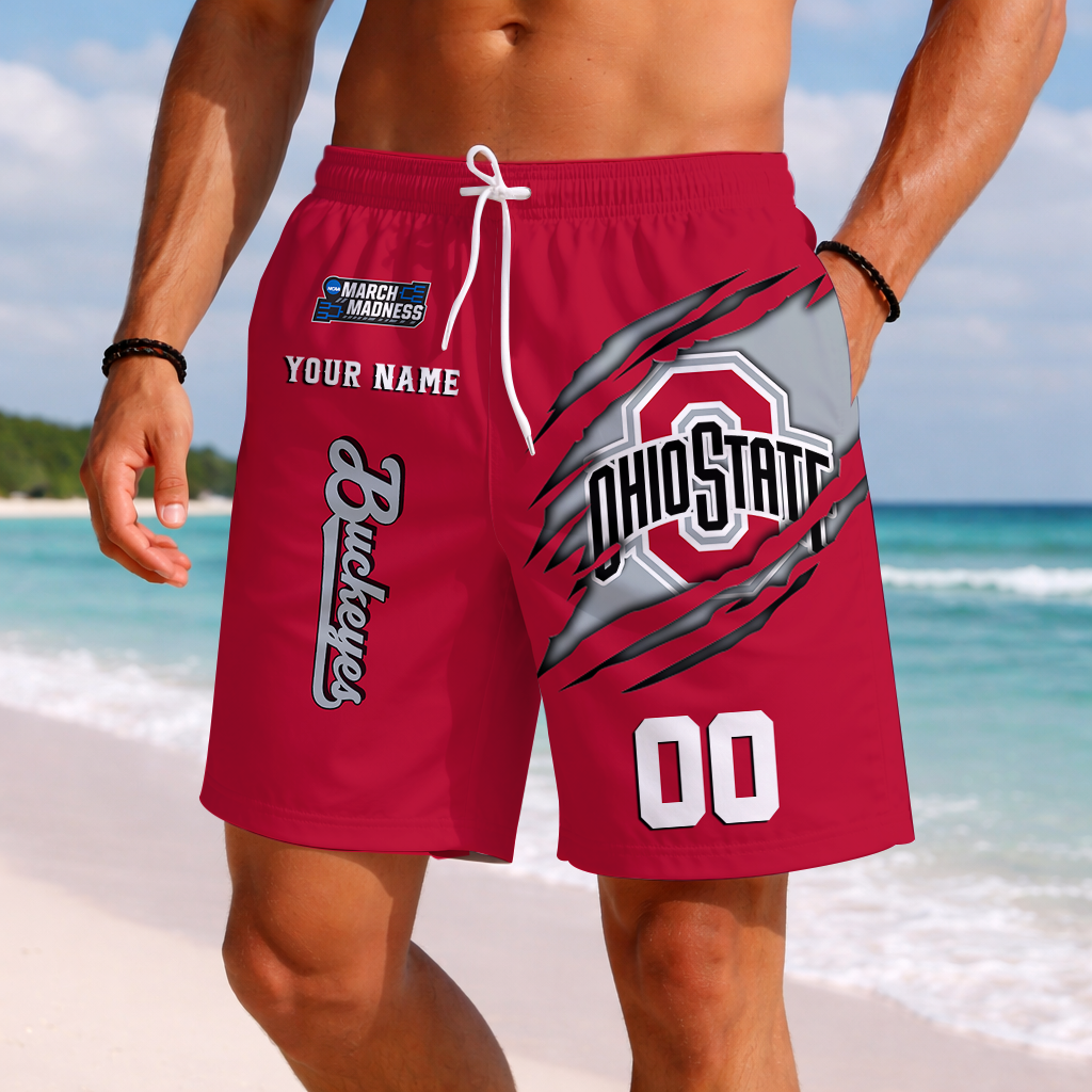 LIMITED DROP - NEW CUSTOMIZED | NCAA MAM30 OSB OS BUCKEYES SHORT PANTS