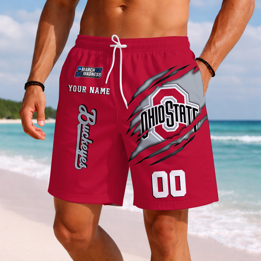 LIMITED DROP - NEW CUSTOMIZED | NCAA MAM30 OSB OS BUCKEYES SHORT PANTS