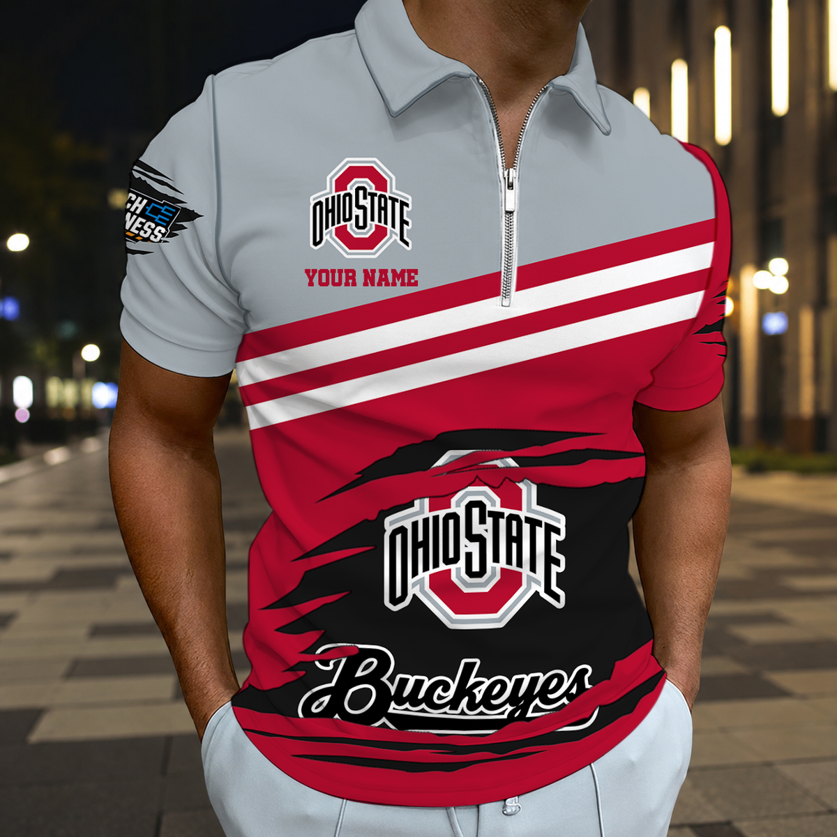 EXCLUSIVE EDITION - NEW CUSTOMIZED NCAA MAM30 OSB OHIO STATE BUCKEYES T-SHIRT, POLO SHIRT, ZIP POLO SHIRT, SWEATSHIRT, HOODIE & ZIP HOODIE