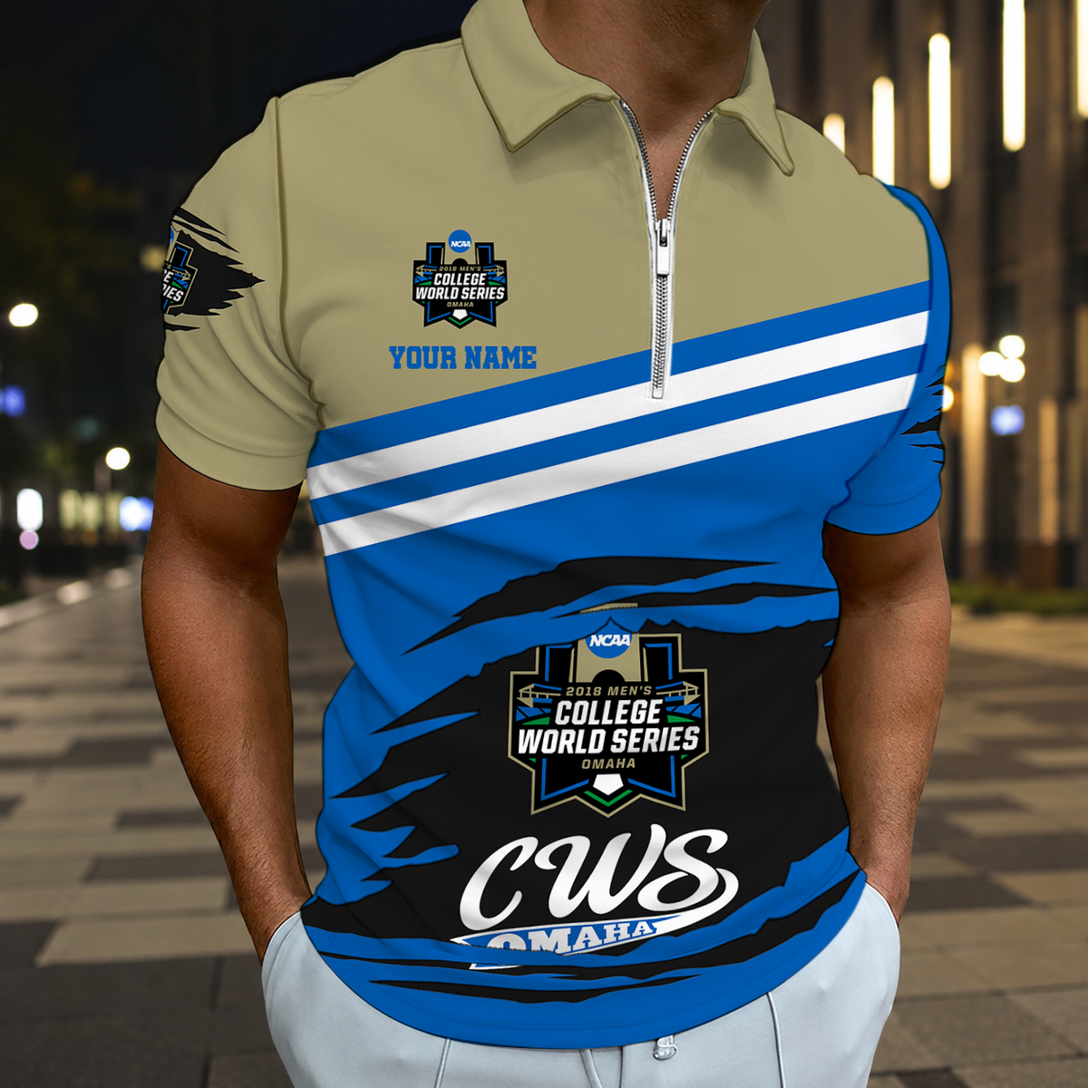 SPECIAL EDITION - NEW CUSTOMIZED NCAA CWS31 CWS COLLEGE WORLD SERIES T-SHIRT, POLO SHIRT, ZIP POLO SHIRT, SWEATSHIRT, HOODIE & ZIP HOODIE