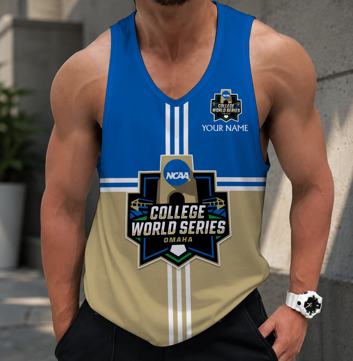SPECIAL EDITION - NEW CUSTOMIZED NCAA CWS31 COLLEGE WORLD SERIES UNISEX TANK TOP