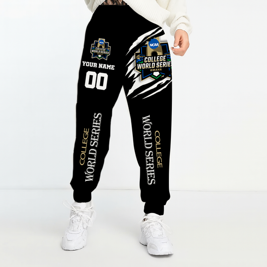 LIMITED DROP - NEW CUSTOMIZED | NCAA CWS31 COLLEGE WORLD SERIES UNISEX LONG PANTS