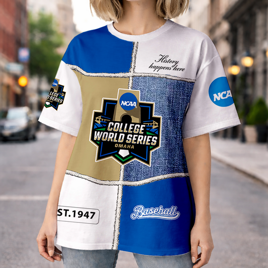 LIMITED DROP - NEW CUSTOMIZED | NCAA CWS31 COLLEGE WORLD SERIES HOODIE, T-SHIRTS, ZIP HOODIE, SWEATSHIRTS & POLO SHIRT