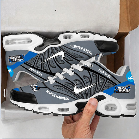 ELITE EDITION - NEW CUSTOMIZED NCAA MAM31 MARCH MADNESS UNISEX AIR MAX PLUS SNEAKERS
