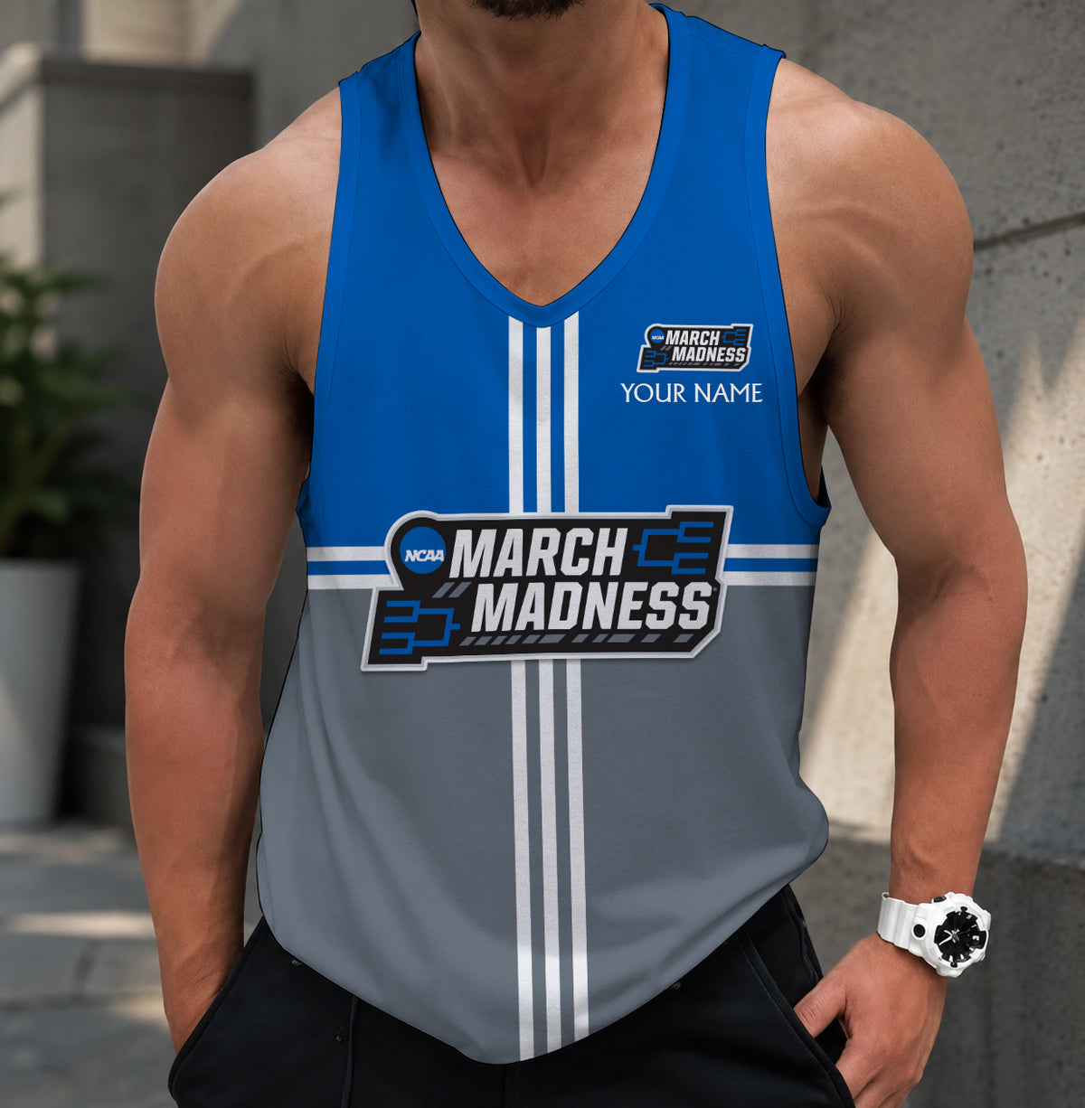EXCLUSIVE EDTION - NEW CUSTOMIZED NCAA MAM31 MAM MARCH MADNESS STRAPPY UNISEX TANK TOP