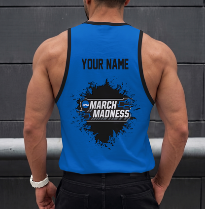 EXCLUSIVE EDTION - NEW CUSTOMIZED NCAA MAM31 MAM MARCH MADNESS STRAPPY UNISEX TANK TOP