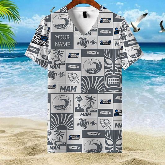 LIMITED EDITION - NEW CUSTOMIZED NCAA MAM31 MARCH MADNESS V-NECK FEMALE SHIRT