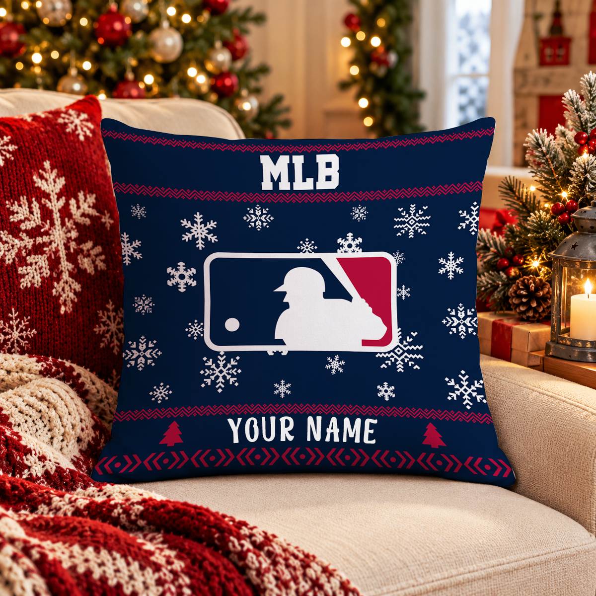 FINAL SALE - NEW PERSONALIZED MLB31 MAJOR LEAGUE BASEBALL PILLOW CASE