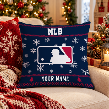 FINAL SALE - NEW PERSONALIZED MLB31 MAJOR LEAGUE BASEBALL PILLOW CASE