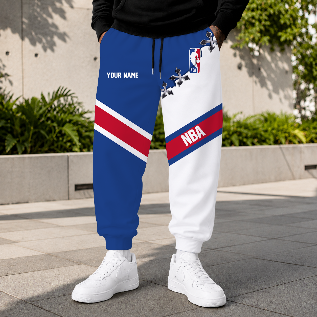 FINAL SALE - NEW CUSTOMIZED NBA31 NATIONAL BASKETBALL ASSOCIATION SWEATPANTS