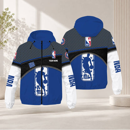 FLASH SALE - NEW CUSTOMIZED NBA31 NBA NATIONAL BASKETBALL ASSOCIATION WINDBREAKER JACKET