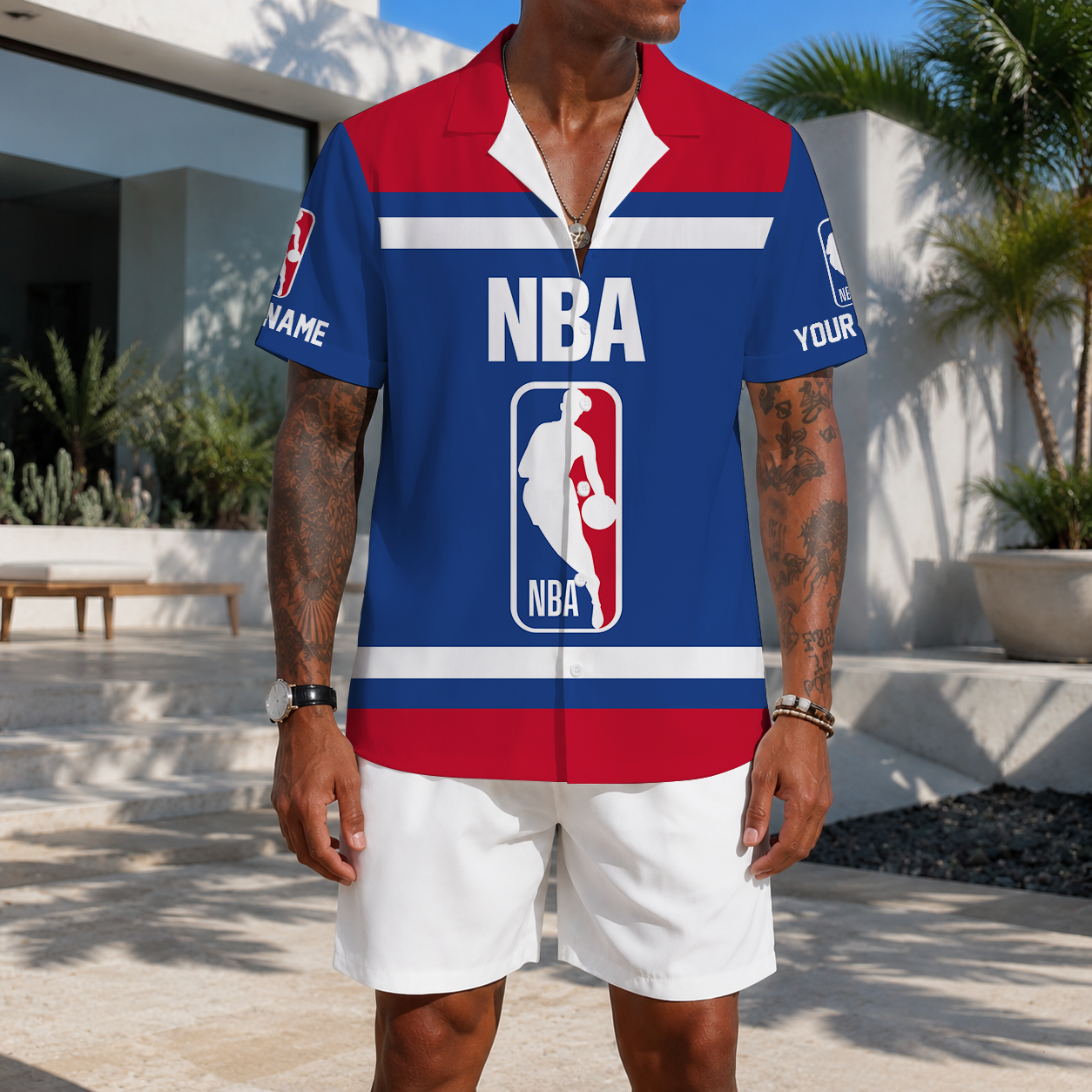 LIMITED EDITION - NEW CUSTOMIZED NBA31 NATIONAL BASKETBALL ASSOCIATION UNISEX HAWAIIAN SHIRT